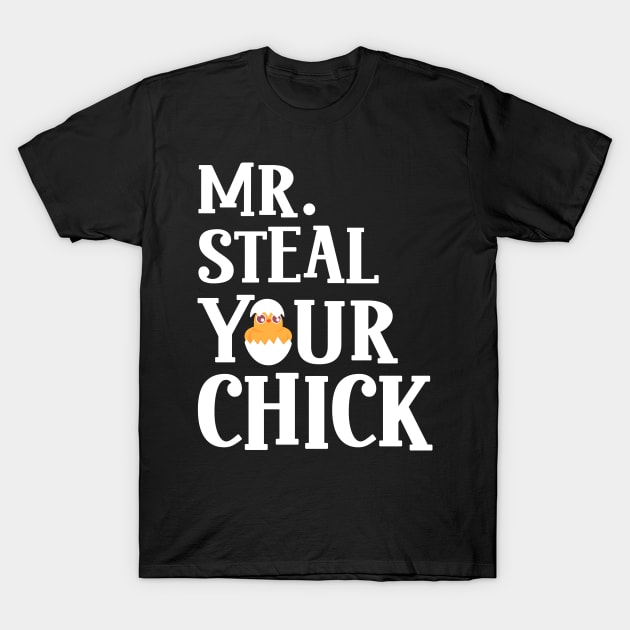 Mr Steal Your Chick Easter Chicken Boys Egg Hunting T-Shirt by KRMOSH